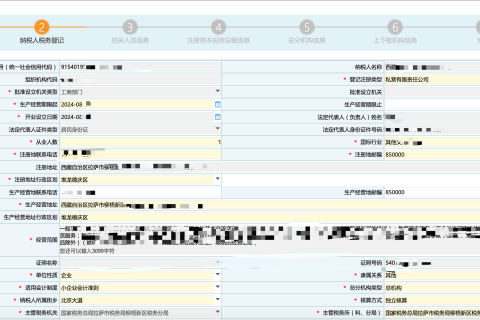 拉薩公司稅務(wù)登記全攻略